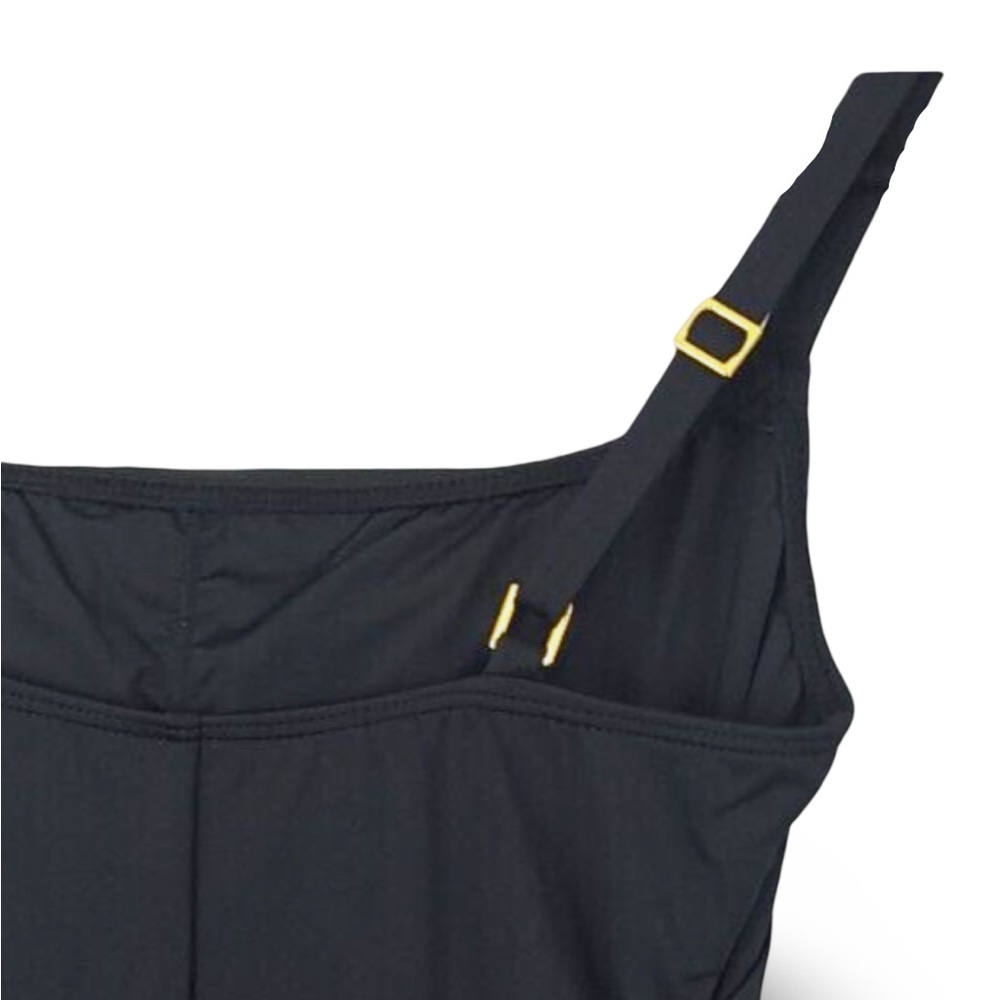 La Blanca Island Goddess One Piece Black Swimsuit Size 10 - Picture 5 of 8